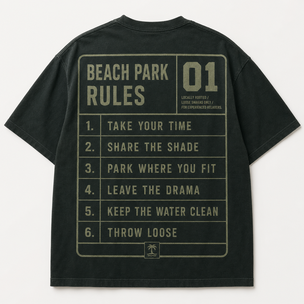 Beach Park Rules Tee