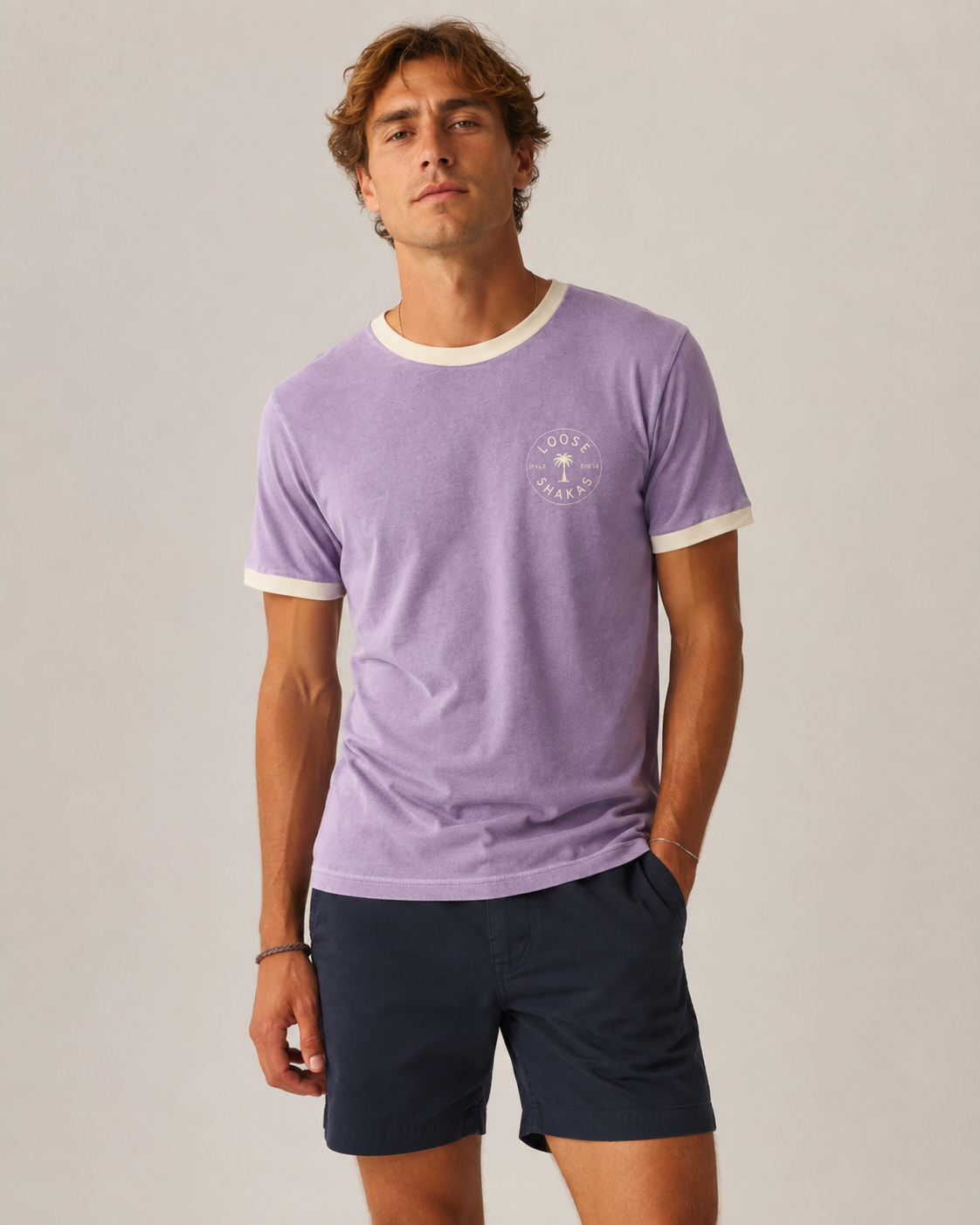 Poolside Ringer Tee