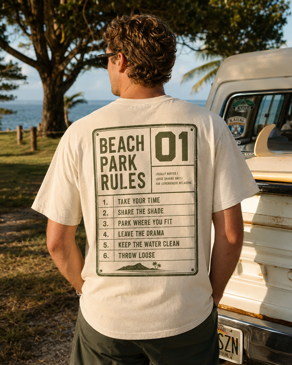 Beach Park Rules Tee
