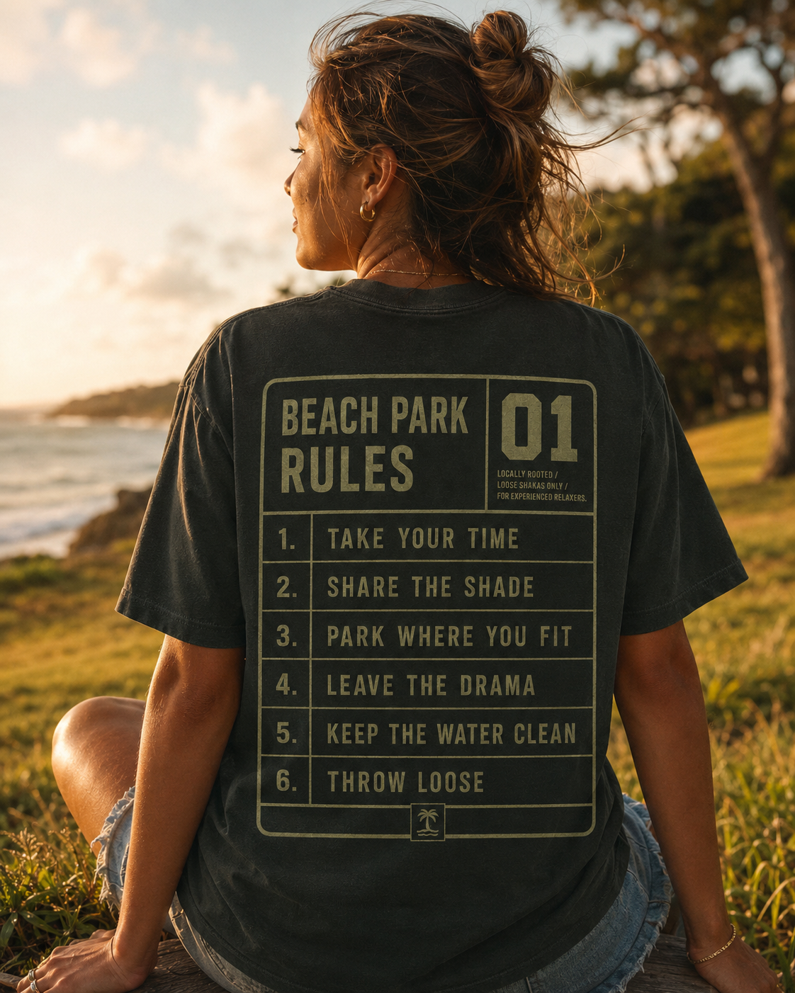 Beach Park Rules Tee