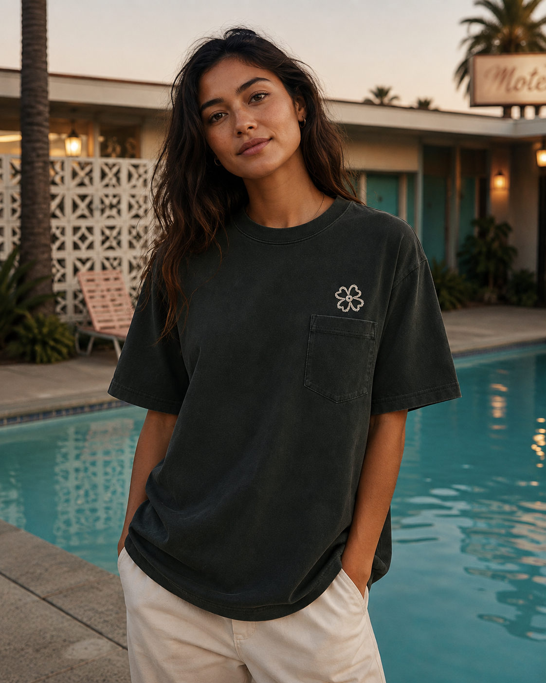 Night Swim Pocket Tee