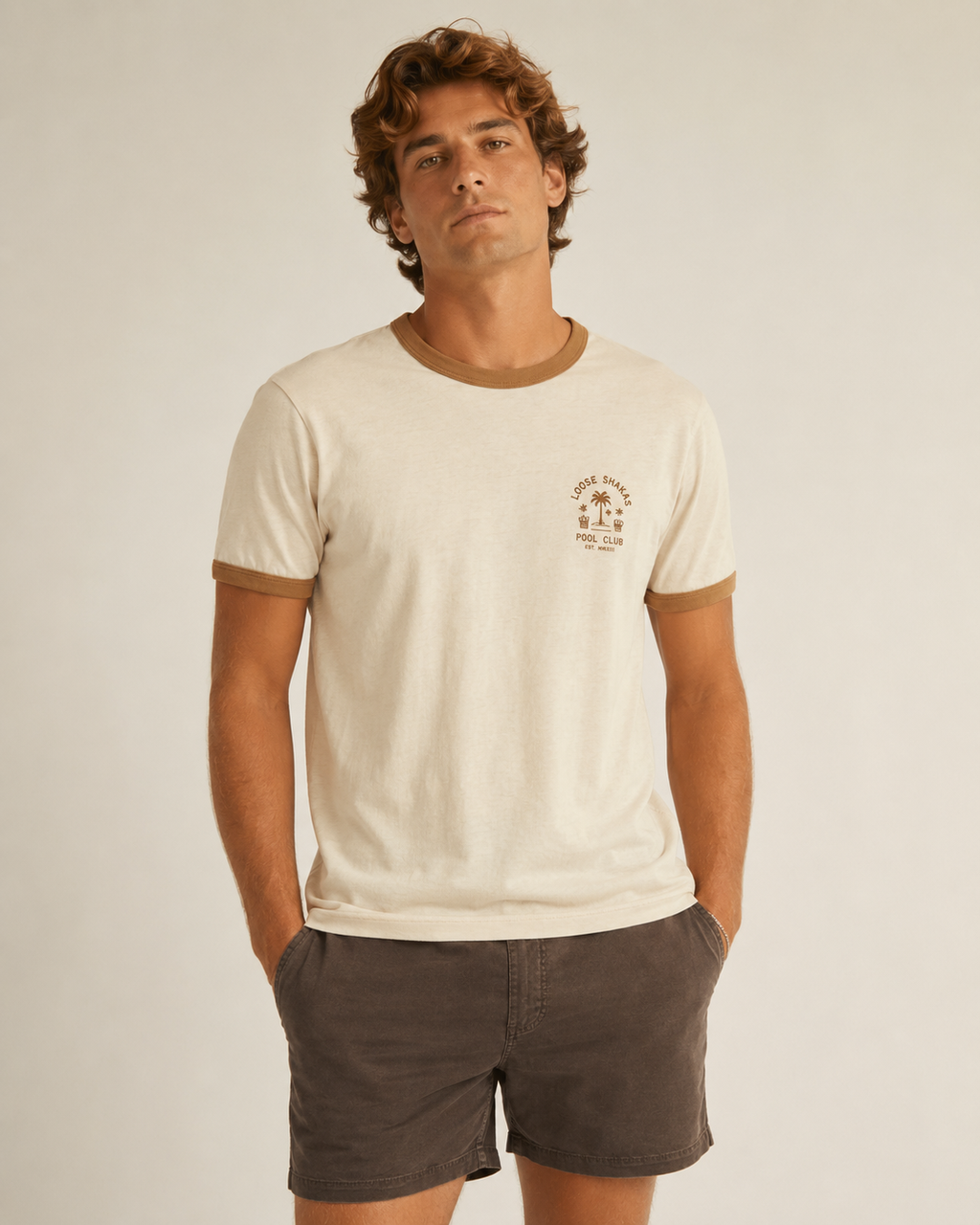Poolside Ringer Tee