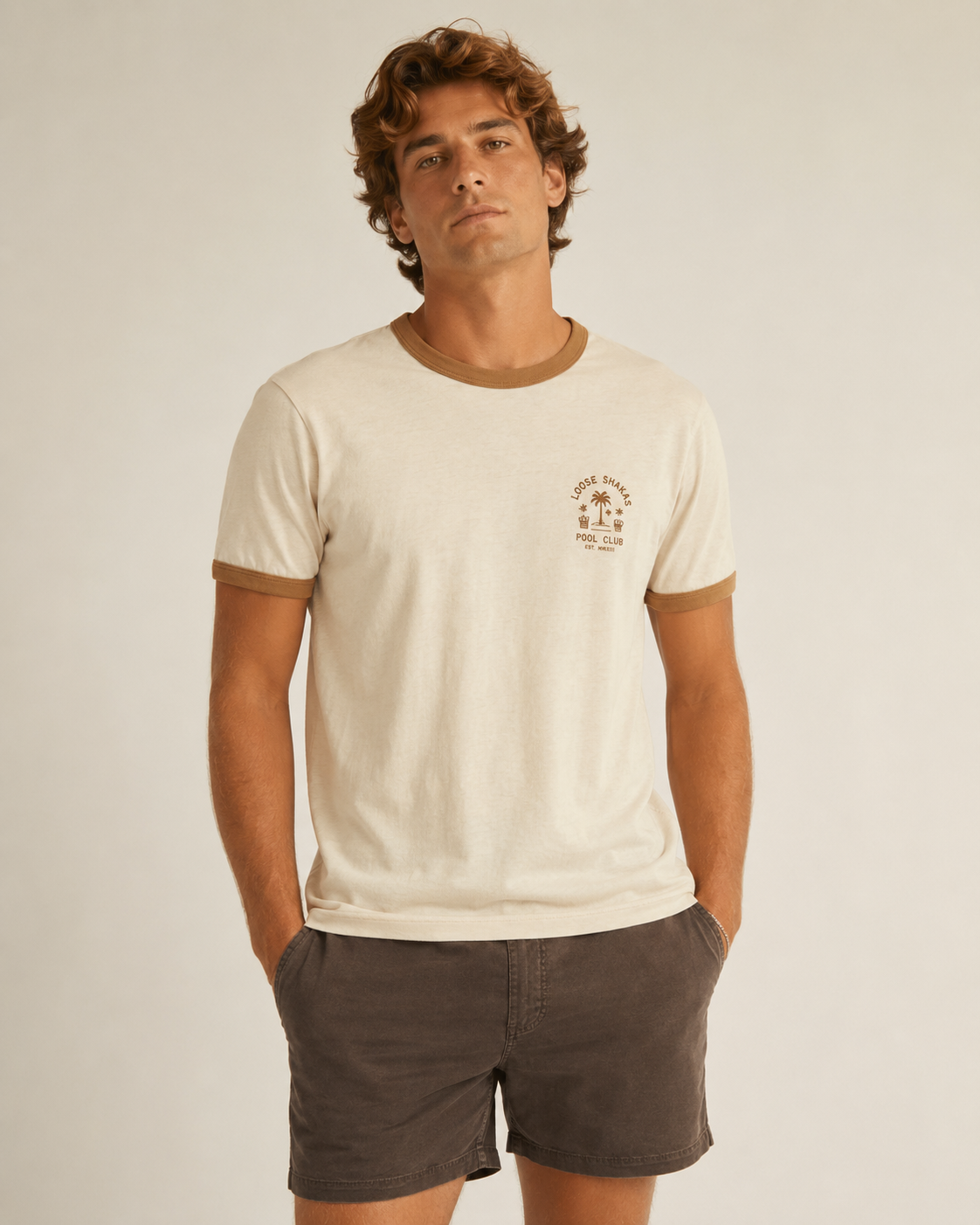 Poolside Ringer Tee